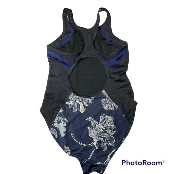 Athleta Fiore Blue Floral One Piece Size Small - Picture 15 of 15